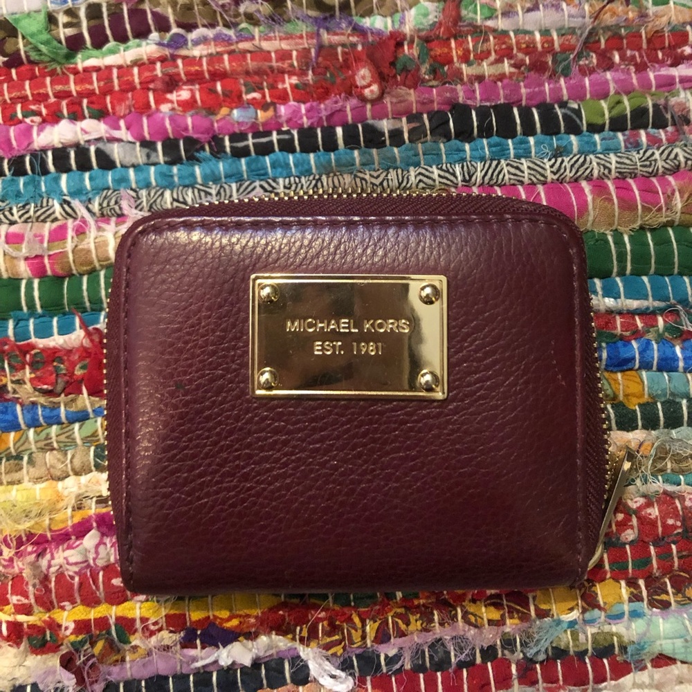 Michael Kors Maroon Wallet